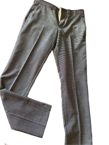 Pantalone: WOOLMARK BLEND - Nikad obučene muške elegantne/poslovne pantalone — 6