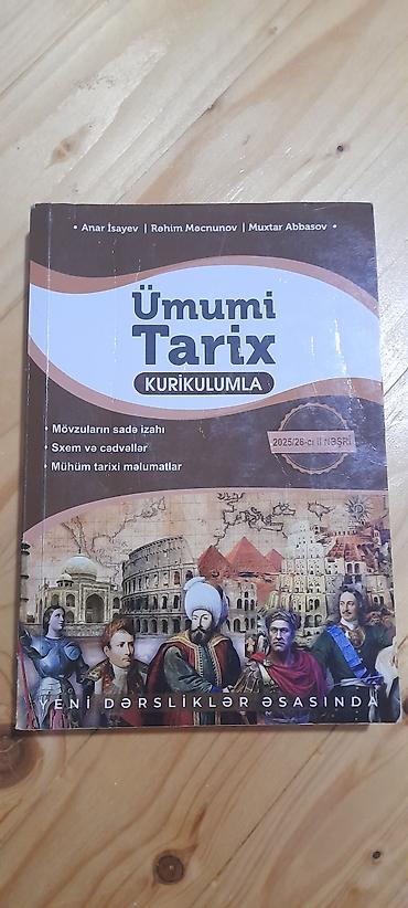 Məhsul: “Ümumi Tarix – Kurikulumla” (kitab) Müəlliflər: Anar İsayev