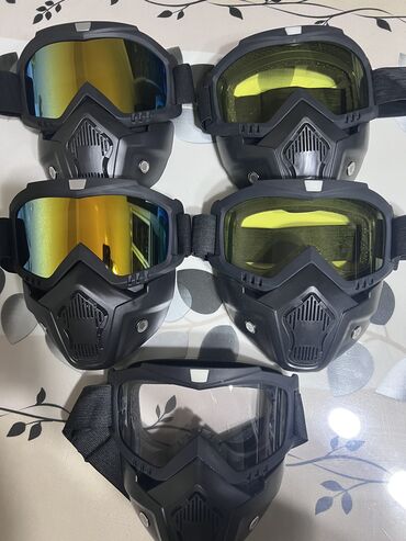 Другая мототехника: Ветрозащитная маска для вело мото лыжи сноуборд очки отделяются в — 2