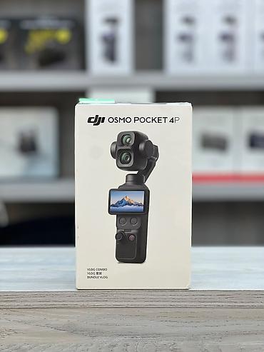 Техника и электроника: DJI Osmo Pocket 4 – Vlog/Creator Combo Kompakt, cibə sığan 3 oxlu — 1