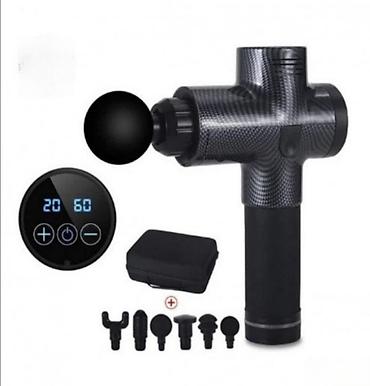 nescafe aparati: Pistolj masazer massage gun carbon 30 brzina. pistolj masazer massage — 1