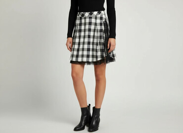 czarne spódniczka mini: Cotton Club, Spódnica damska, rozmiar S