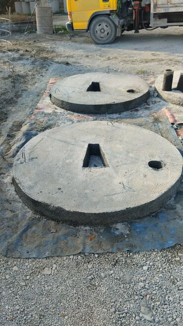 Железобетонные (ЖБИ) кольца для септика: Железобетонное (ЖБИ) кольцо для септика Размер: 110 x 90 x 8 см, Бесплатная установка, В розницу — 6