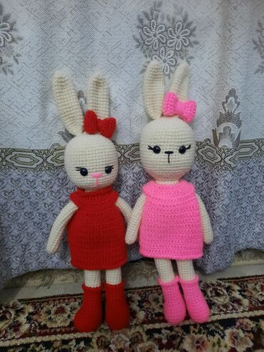Игрушки: В продаже экологически чистые вязаные игрушки, ручная работа,качество — 3