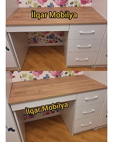 mebel masa: Oğlan və qız üçün, Yeni, Siyirməli, Yazı masası, Stulsuz — 2