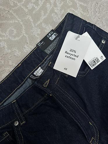 Джинсы: Джинсы, Прямые, H&M, Высокая талия — 1