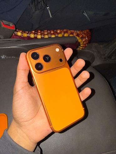 IPhone 17 Pro, Новый, 256 ГБ, Оранжевый, Зарядное устройство, Чехол, 100 %