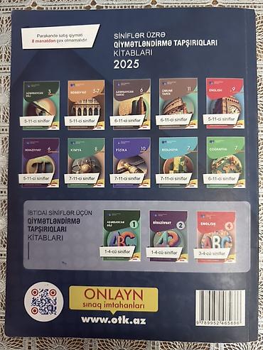 Спорт и хобби: Ici temizdir yazilmiyib Məhsul: Riyaziyyat – 2025 Test Toplusu (9 — 2