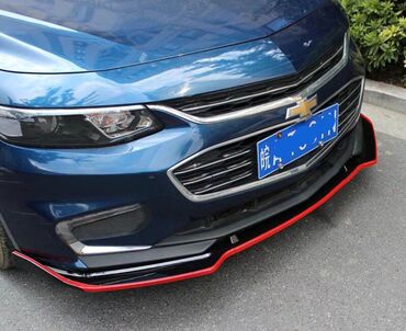 Обвес: Юбка переднего бампера Chevrolet, цвет - Черный
