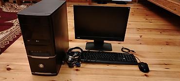 Pc dəst Processor İntel pentium Ram :4gb Ssd :120 gb new Monitor Beng