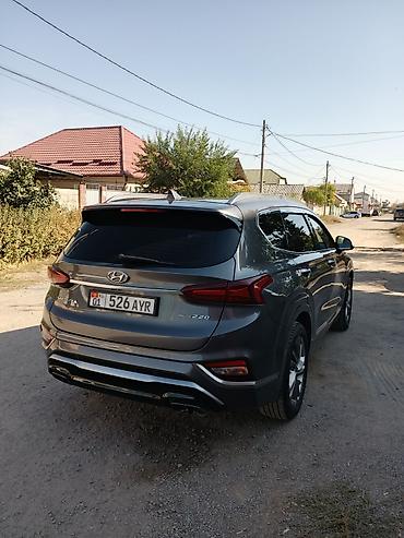 gray f17: Hyundai Santa Fe: 2019 г., 2.2 л, Автомат, Дизель, Кроссовер — 5