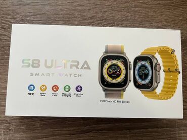 s8 night perfume: S8 ULTRA SMART WATCH Arxası Şruplu. Kəmər knopka ilə açılır. Çox az