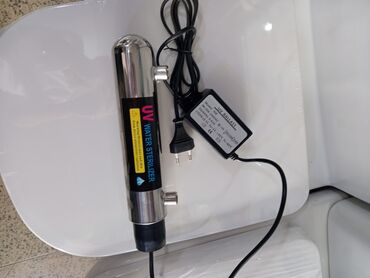 ova su filteri: UV su sterilizatoru. Bu cihaz suyun dezinfeksiyası üçün istifadə