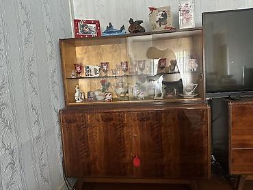 tv altdığı: Retro “stena” mebel dəsti - Tərkib: 3 moduldan ibarət klassik divar — 5
