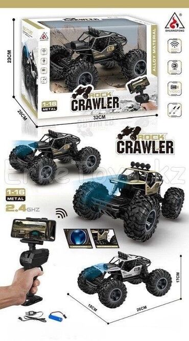 игрушка поезд с рельсами: *Полноприводный внедорожник ROCK CRAWLER 1:16 — твой путь к настоящему