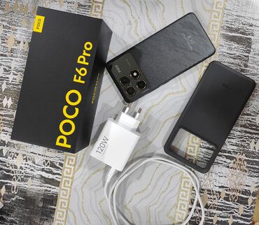 telefon barter: Poco F6 Pro, 512 ГБ, цвет - Серый, Face ID, Отпечаток пальца, Сенсорный