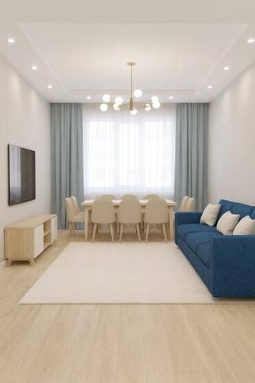 2 комнаты, 66 м², Элитка, 7 этаж, Евроремонт