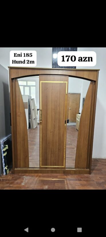 Rəflər: İşlənmiş, Kupe, 2 qapılı Düz dolab, Dolab-asılqan