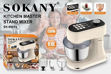 mix fold: Кухонная планетарная машина SOKANY Kitchen Master Stand Mixer SK-05016 — 1