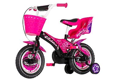 157 39: Bicikl Visitor Kids Star 12" – crno‑ljubičasti Šifra proizvoda: 112 — 5