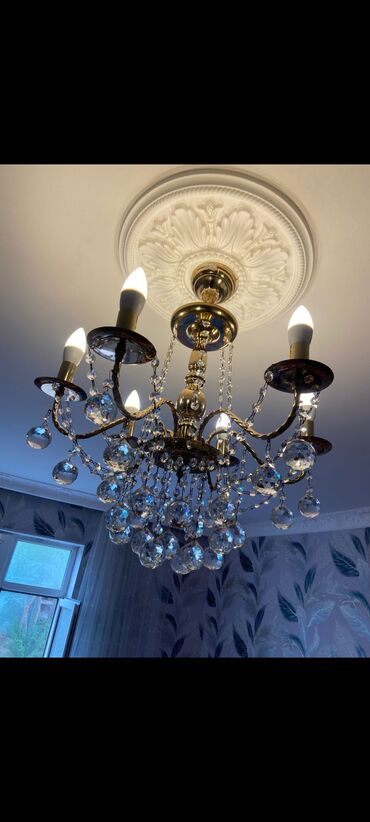 Çilçıraqlar: Çılçıraq, 5 lampa, Xrustal