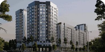 Продажа квартир: 3 комнаты, 92 м², Элитка, 9 этаж, ПСО (под самоотделку)