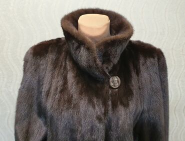 Шубы: Шуба, Норка, Длинная модель, Германия, 4XL — 4