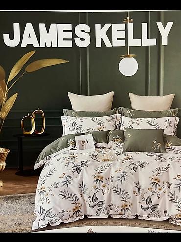 Комплект постельного белья JAMES KELLY - Дизайн: белая основа с