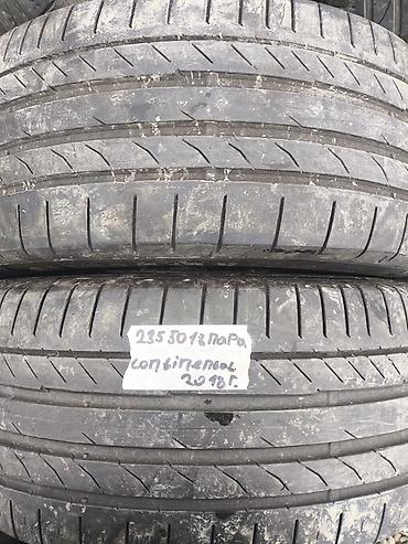2355018: Шины 235 / 50 / R 18, Лето, Б/у, Пара, Легковые, Continental — 1