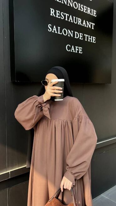 Халаты: Женские абаи — коллекция базовых и нарядных моделей - Свободный — 8