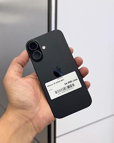 iphone 10 x: IPhone 16, Б/у, 256 ГБ, Black Titanium, Защитное стекло, Чехол, В рассрочку, 86 % — 1