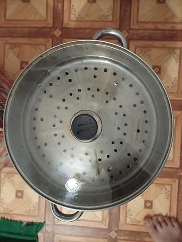 бамбуковые пароварки: Пятиярусная пароварка из нержавеющей стали (5-LAYERS Stainless Steel — 3