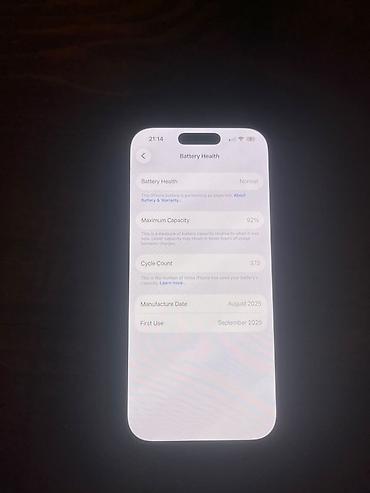92: IPhone 17 Pro, 256 GB, Narıncı, Face ID — 1