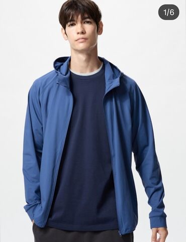 дедская одежда: Эркектердин толстовкасы, XL (EU 42), Uniqlo, Жаңы, түсү - Көк, Өзү алып кетүү