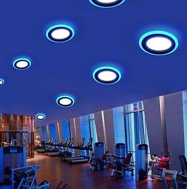 Rasveta: LED reflektori paneli neonke. Sa plavim svetlom ring paneli i — 1