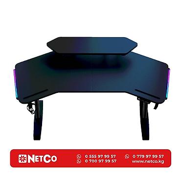 Игровой стол AndaSeat Shadow Warrior Carbon Fiber Texture Tabletop RGB