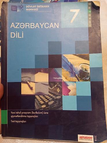 dərs kitabları: Test topluları və dərs vəsaitləri 1və 2ci hissə 5-11ci siniflər — 7