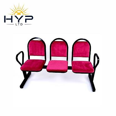 офисной диван: Трёхместная модульная скамья для зоны ожидания HYP - Конструкция: три — 1
