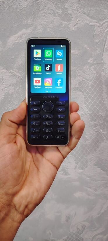 nokıa: Nokia 1, 1 ТБ, цвет - Черный, Кнопочный, Отпечаток пальца, Две SIM карты