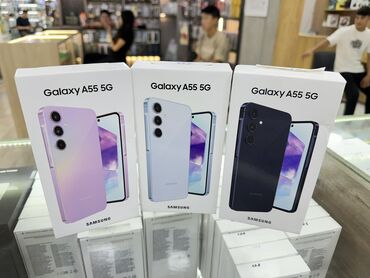 продаю самсунг: Samsung Galaxy A55, Новый, 128 ГБ, 1 SIM, eSIM