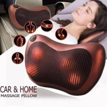 Массажеры и массажные аксессуары: Массажная подушка massage pillow универсальная массажная подушка