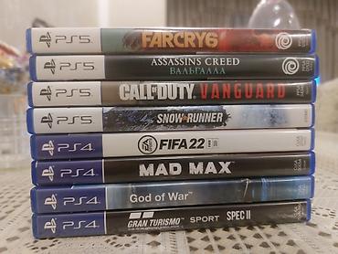 PS5 və PS4 üçün orijinal disk oyunları dəsti. Paketdə olan adlar: - lalafo.az -da PS5 və PS4 üçün orijinal disk oyunları dəsti. Paketdə olan adlar: -
