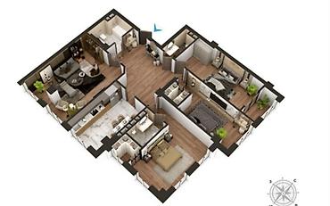 Продажа квартир: 4 комнаты, 138 м², Элитка, 10 этаж, Дизайнерский ремонт — 4