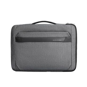 кейс для hdd: Чехол для ноутбука с ручкой 15д L_MR19Z_37 серый 4см Сумка защитная