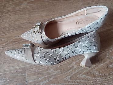 pull and: Туфли, 37, Б/у, цвет - Бежевый — 2