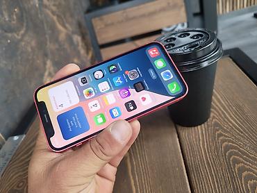 Apple iPhone: IPhone 12 mini, Б/у, 64 ГБ, Красный, Чехол, Кабель, 74 % — 8