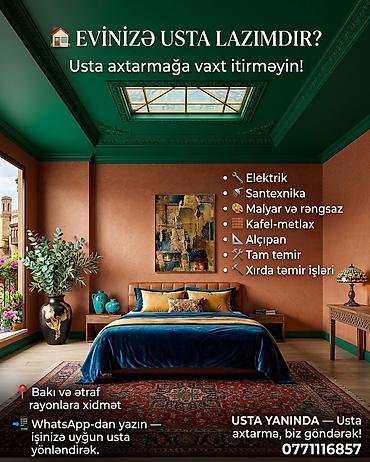 evdə elektrik işləri: EVİNİZƏ USTA LAZIMDIR? Usta Yanında — ev və ofislər üçün peşəkar — 3