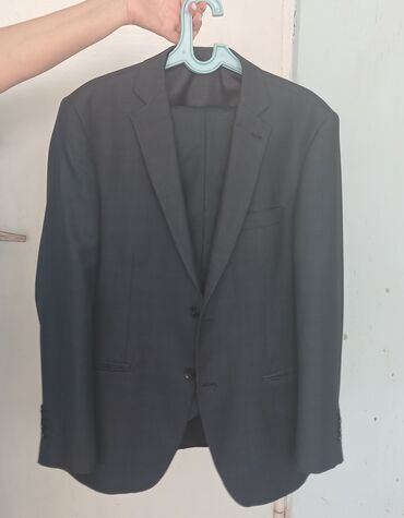 Kostyumlar: Kostyum, Demisezon, Balenciaga, 6XL (EU 52), rəng - Qara