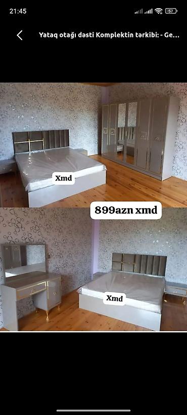 divar desen: İkinəfərlik çarpayı, Yeni — 1