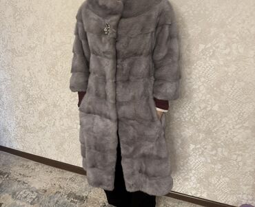 Шубы: Шуба, Норка, По колено, L, M — 9